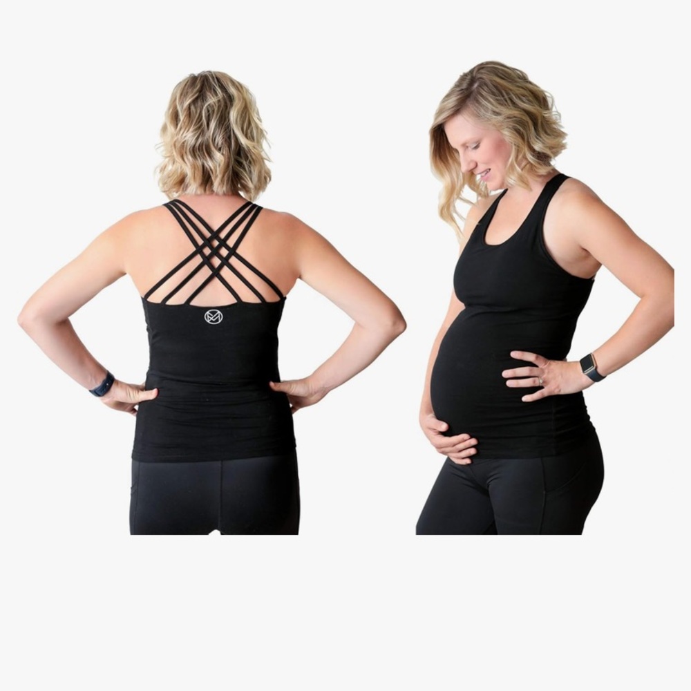 Move mama maternity tank top XS
